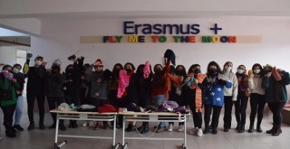 Gazi Lisesi'nin öğrenci, öğretmen ve velileri yürekleri ısıttı