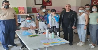 Korkmaz, 27 Yaş Zihinsel Engelliler Kursunu ziyaret etti