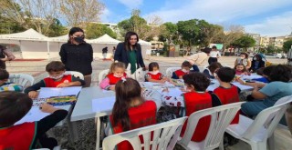 Geleceğin ressamlarına Karşıyaka'da özel çalıştay