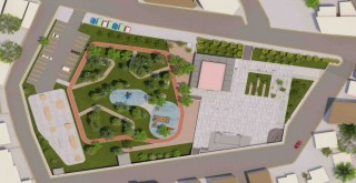 Sarnıç Cumhuriyet Meydanı yenileniyor