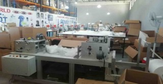 Kaçak çocuk maskesi üreten işletmeye baskın