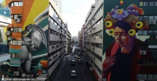 İzmir'de duvarlar cıvıl cıvıl