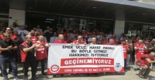 Karşıyaka Belediyesi'nde işçilerden eylem