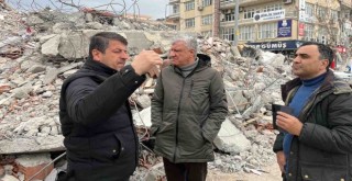 Başkan Engin'den deprem bölgesine ziyaret