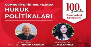 Cumhuriyet söyleşilerinin ilk konuğu Prof. Kaboğlu