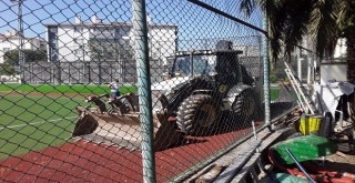 Hasan Türker Futbol Sahası yenileniyor