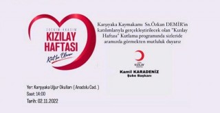 Kızılay Haftası Kutlanıyor