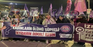 İzmir'de kadınlar tek yürek, tek ses oldu...