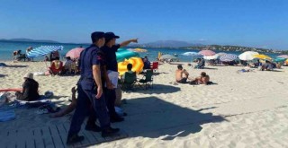 Plajlarda Sahil Güvenlik denetimleri sürüyor