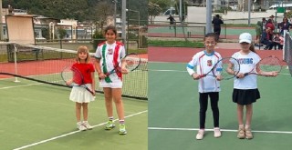 Bostanlıspor minik tenisçilerinin ilk sınavı...
