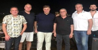 Cenk Karace ile Belediye Başkanı Cemil Tugay bir araya geldi