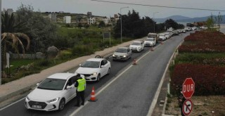 Karaburun’da 100 bin nüfusla tam kapanma