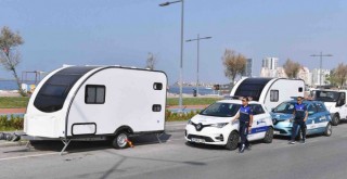 Karşıyaka'da karavanların kaldırılması için çalışma başlatıldı