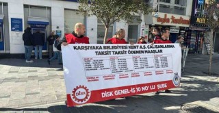 Karşıyaka'da işçiler yine sokakta