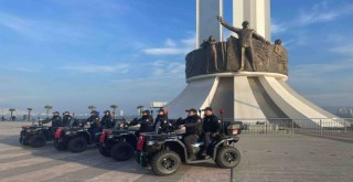 Karşıyaka’da emniyetine güç katacak 4 ATV motor görevde