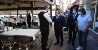 Başkan Batur'dan Kordon'a hayırlı olsun ziyareti