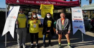 Koşar Adım Lösev, Maraton İzmir'de eğitim için koştu