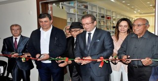 Büyüktanır Homeros Kütüphanesi hizmete girdi