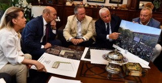 İZVAK, statlarla ilgili Başkan Soyer'e bilgi verdi