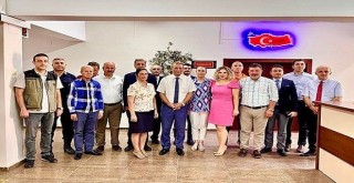 Kaymakam Çalışır kurum müdürleriyle vedalaştı