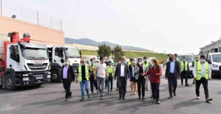 Başkan İduğ, Katı Atık Transfer Merkezi’ni gezdi