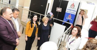 Halk Eğitim Tezhip Yıl Sonu Sergisi açıldı