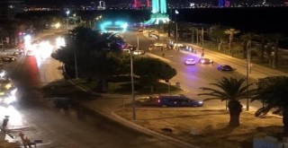 Karşıyaka'da pompalı tüfekle ateş etti, müşterilerden dayak yedi