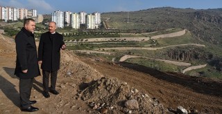 Kaymakam Demir, GSL’nin inşaatı gezdi