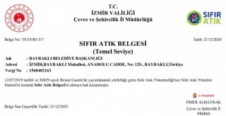 Bayraklı Belediyesi Sıfır Atık Belgesi aldı