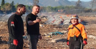 Başkan Duman yangın bölgesinden seslendi: Anka kuşu misali küllerimizden yeniden doğacağız