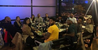 Pınar Karşıyaka'nın yabancıları Fritto'da şükran yemeğinde buluştu...