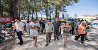 Başkan Soyer destek için Akbelen'e gitti