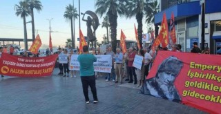 HKP'den Karşıyaka'da sığınmacı politikasına protesto