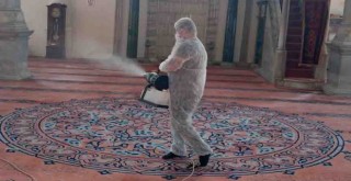 Konak’ta ibadethanelere dezenfekte seferberliği