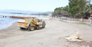 Menderes sahilleri yaza hazır