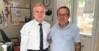 Müftü Gürler'den Tuna Mahallesi muhtarına ziyaret