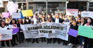 Çiğli kadına yönelik şiddete kayıtsız kalmadı