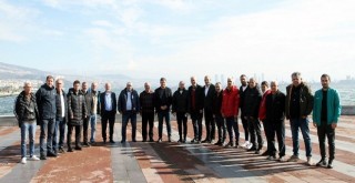 Başkan Tugay ve amatör kulüplerden dayanışma buluşması