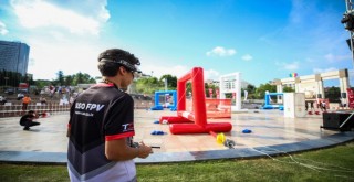 Drone yarışları İzmir'de ilk kez Karşıyaka'da