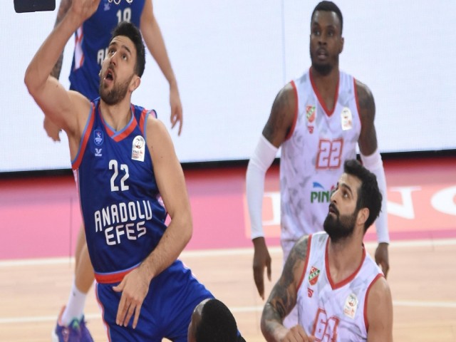 Pınar Karşıyaka-Anadolu Efes özet görüntüler